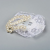 Plastic Imitation Pearl Stretch Bracelets FIND-WH0043-78-1