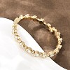Iron Rhinestone Bangles for Women BJEW-A156-02G-3