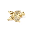 Brass Micro Pave Cubic Zirconia Charms LS-KK-Q068-09B-G-2
