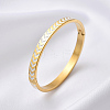 Vintage Golden Stainless Steel Bangles for Women SC1086-3-1