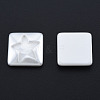 ABS Plastic Imitation Pearl Cabochons KY-N015-25-1