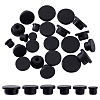 24Pcs 6 Styles Silicone Hole Plugs AJEW-NB0007-80-1