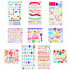 Gorgecraft 2 Sets 2 Styles PET Hollow Out Plastic Drawing Painting Stencils Templates AJEW-GF0006-91D-1