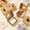 Square Hollow Out Heart Kraft Paper Storage Gift Boxes CON-WH0095-66B-5