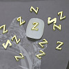 Alloy 26 Letter Shapes Nail Art Decoration MRMJ-WH0114-001-26-1