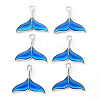 Platinum Alloy Enamel Pendants LS-ENAM-R136-32-1