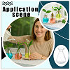 Empty Glass Diffuser Bottle for Aromatherapy LS-AJEW-WH0752-132-5
