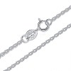 925 Sterling Silver Double Link Chain Necklaces NJEW-BB35180-D-18-3