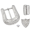 1Pc Belt Alloy Buckle Sets FIND-GF0008-76P-1