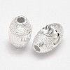 Fancy Cut Oval 925 Sterling Silver Textured Beads STER-F012-21C-1