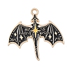 Alloy Enamel Pendants ENAM-P258-05F-G-1