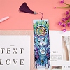 Owl Pattern DIY Diamond Painting Bookmark with Tassel Pendants Kits PW-WG72CB5-01-3