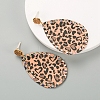 PU Leather Stud Earring PW-WGE9C8B-02-1