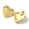 Brass Locket Pendants KK-C092-25G-06-2