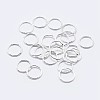 925 Sterling Silver Soldered Closed Jump Rings STER-F036-03S-0.9x5-1