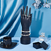 Plastic Female Mannequin Left Hand Wedding Gloves Display Holder ODIS-WH0027-060-4