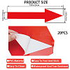 PVC Self Adhesive Arrow Label Stickers DIY-WH0504-18E-2