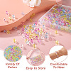 560Pcs 7 Colors Transparent Acrylic Beads MACR-CW0001-10-6