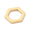 Golden Plated 304 Stainless Steel Charms STAS-K286-03D-G-2