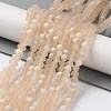 Transparent Glass Beads Strands EGLA-A034-T4mm-MB20-2