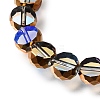 Electroplated Transparent Glass Beads Strands GL-CBA98F0-06A-07-2