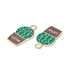 Alloy Enamel Pendants ENAM-G212-15G-03-2