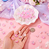 100Pcs 5 Styles Electroplate Transparent Glass Beads EGLA-TA0013-35B-6