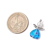 Handmade Millefiori Lampwork Beads and ABS Plastic Imitation Pearl Round Beads and Tibetan Style Alloy Fairy Wing Beads and 304 Stainless Steel Ball Head Pins Pendants PALLOY-JF03740-02-2