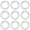 12Pcs Brass Spring Gate Rings KK-SC0008-03P-1