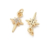 SHEGRACE Brass Micro Pave Cubic Zirconia Pendants XGRQ3D101-480G-2