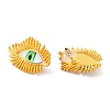 Plastic Eyes Stud Earrings EJEW-Z029-01A-2