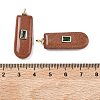 Synthetic Goldstone Pendants KK-C251-01H-02-3