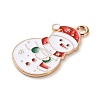 Alloy Enamel Pendants ENAM-B030-02G-09-2