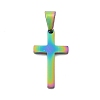 Ion Plating(IP) 304 Stainless Steel Pendants STAS-H389-13M-1