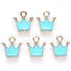 Alloy Enamel Charms X-ENAM-S121-046B-2