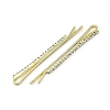 Metal Rhinestone Hair Bobby Pins FIND-WH0152-33G-2