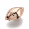 Brass Micro Pave Cubic Zirconia Beads ZIRC-N036-04RG-2
