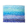 14Pcs Glass Seed Beads Stretch Bracelets for Women BJEW-MZ00266-3