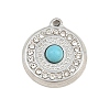 304 Stainless Steel Rhinestone Pendants CE-CBAF3A3-25P-01-1