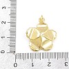 Brass Micro Pave Clear Cubic Zirconia Pendants LS-KK-CBADB87-14A-G-3