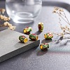 Chinese Style Alloy Enamel Beads X-ENAM-L015-07A-G-8