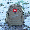 Gorgecraft 4Pcs 4 Colors Reflective First Aid Cross Patches PATC-GF0001-16-5