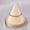 304 Stainless Steel Link Chain Bracelets for Women BJEW-Z143-25G-2