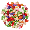 Opaque Resin Cabochons RESI-WH0038-66-1