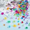   160Pcs 4 Style Transparent Acrylic Beads OACR-PH0004-21-4