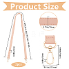 2Pcs PU Leather Adjustable Shoulder Bag Straps FIND-GF0007-03D-2