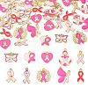50Pcs 10 Styles Alloy Enamel Pendants ENAM-TA0003-90-1