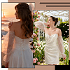 Polyester Detachable Mesh Puff Sleeves AJEW-WH0485-43A-5