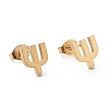 Ion Plating(IP) 304 Stainless Steel Stud Earrings STAS-Z028-A-08G-1