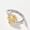 Rotatable Open Finger Rings for Women RJEW-H245-02PG-3